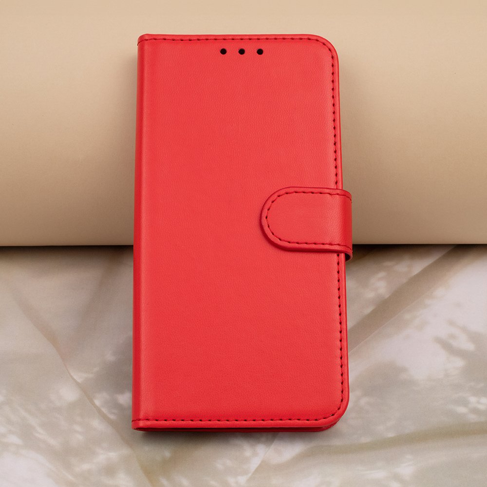 Smart Classic maciņš Xiaomi Redmi Note 15 Pro 5G (EU), sarkans