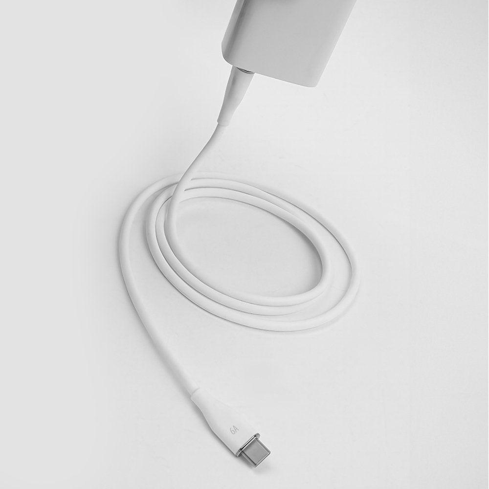 Forever kabelis USB - USB-C 1,0 m 6A, balts