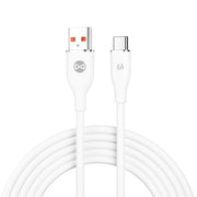 Forever kabelis USB - USB-C 1,0 m 6A, balts