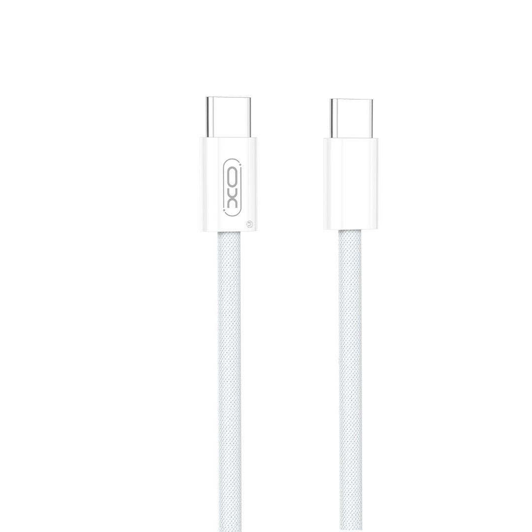 XO kabelis NB-Q260A PD USB-C - USB-C 1m balts 60W