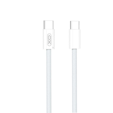 XO kabelis NB-Q260A PD USB-C - USB-C 1m balts 60W
