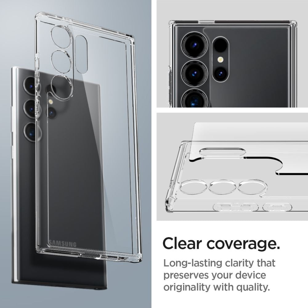 Spigen Ultra Hybrid vāciņš Samsung Galaxy 24 Ultra, caurspīdīgs