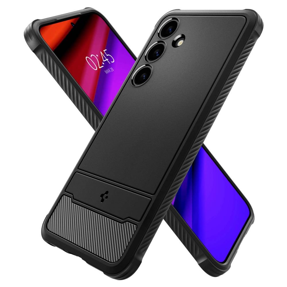 Spigen Rugged Armor vāciņš Samsung Galaxy S24, matēts melns
