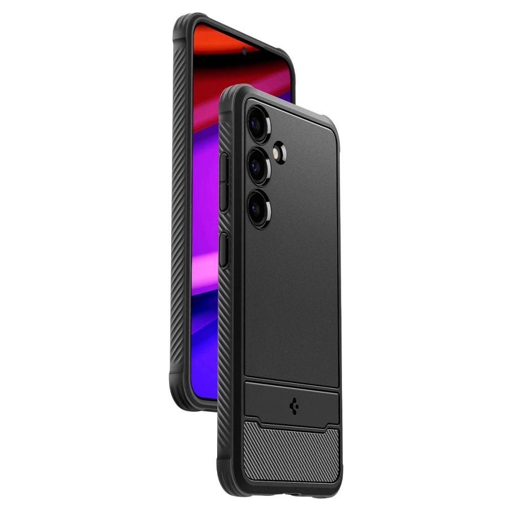 Spigen Rugged Armor vāciņš Samsung Galaxy S24, matēts melns