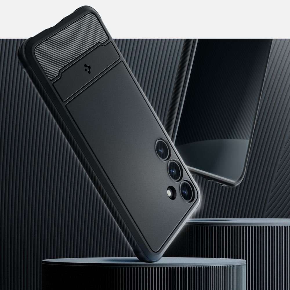 Spigen Rugged Armor vāciņš Samsung Galaxy S24, matēts melns