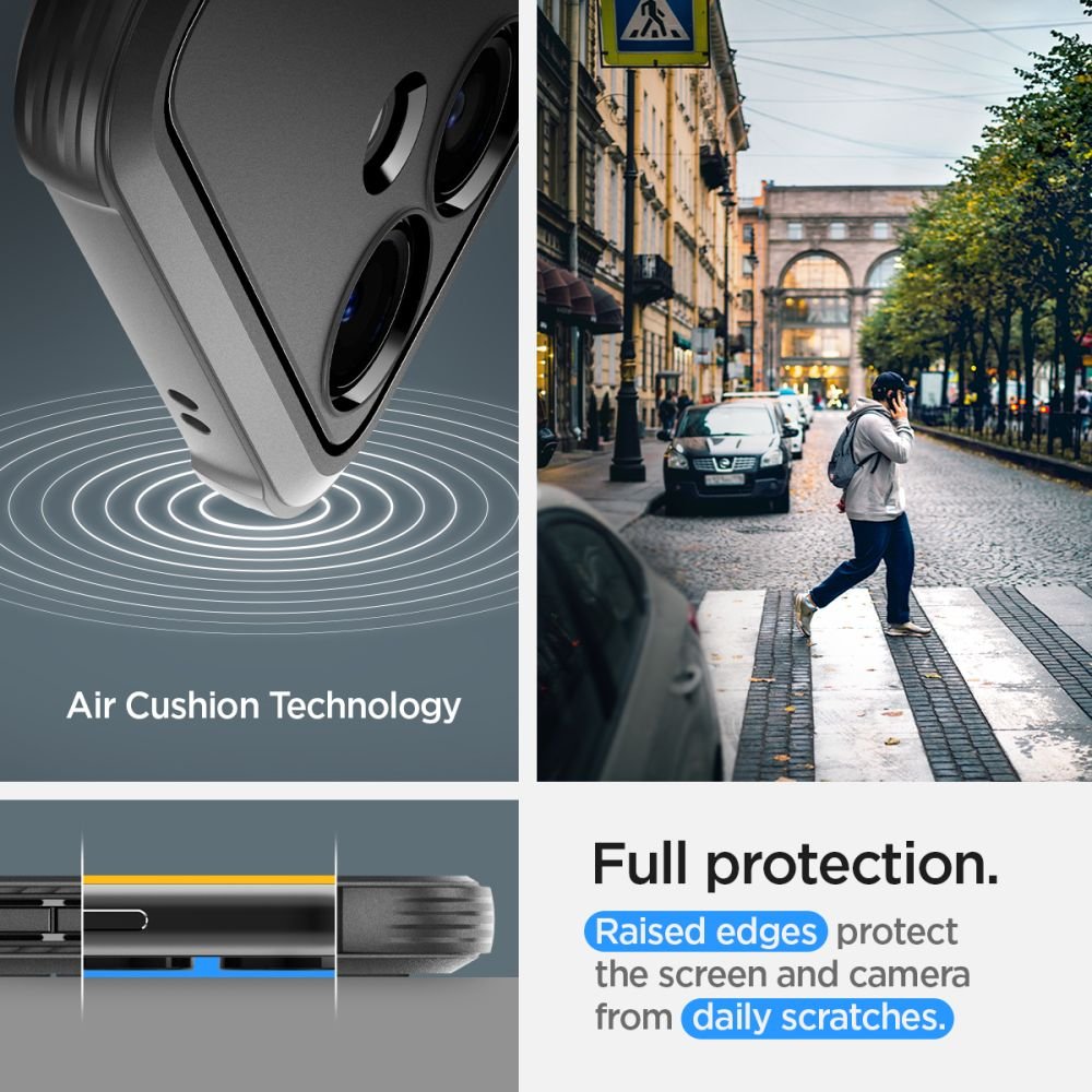 Spigen Rugged Armor vāciņš Samsung Galaxy S24, matēts melns