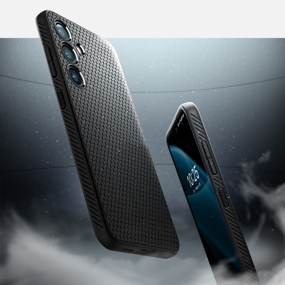 Spigen Liquid Air vāciņš Samsung Galaxy S24, matēts melns