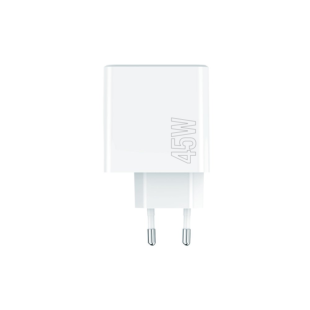 Maxlife lādētājs MXTC-07-45AC PD QC 1x USB-C 1x USB 45W, balts