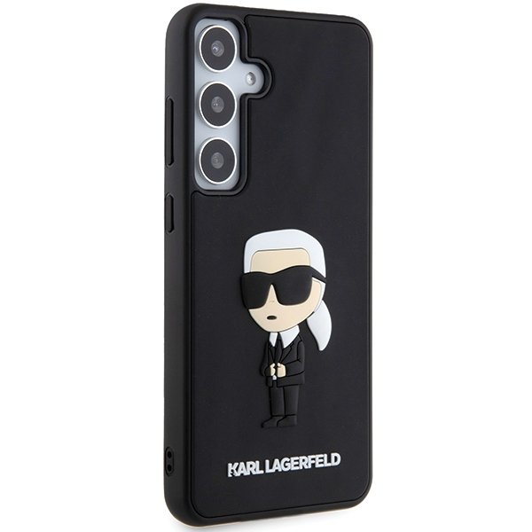 Karl Lagerfeld vāciņš Samsung Galaxy S24 Plus, melns (KLHCS24M3DRKINK)