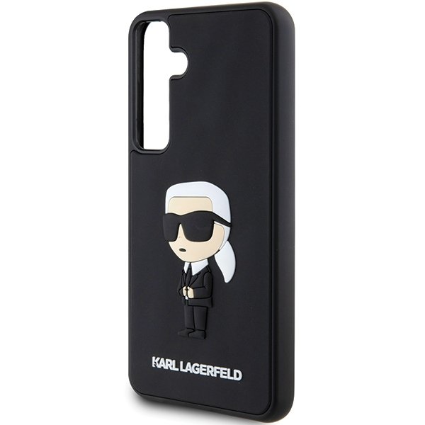 Karl Lagerfeld vāciņš Samsung Galaxy S24 Plus, melns (KLHCS24M3DRKINK)