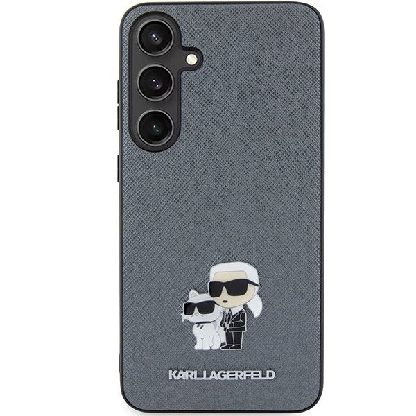 Karl Lagerfeld vāciņš Samsung Galaxy S24 Plus, pelēks (KLHCS24MPSAKCMPG)