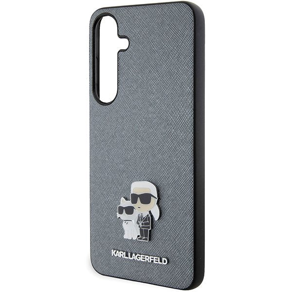 Karl Lagerfeld vāciņš Samsung Galaxy S24 Plus, pelēks (KLHCS24MPSAKCMPG)