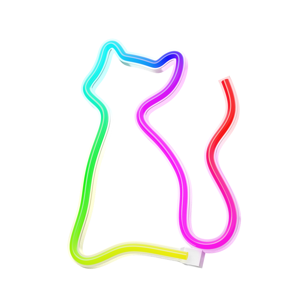 Forever Light gaisma Neon LED RGB CAT FLRN03 + RC Forever