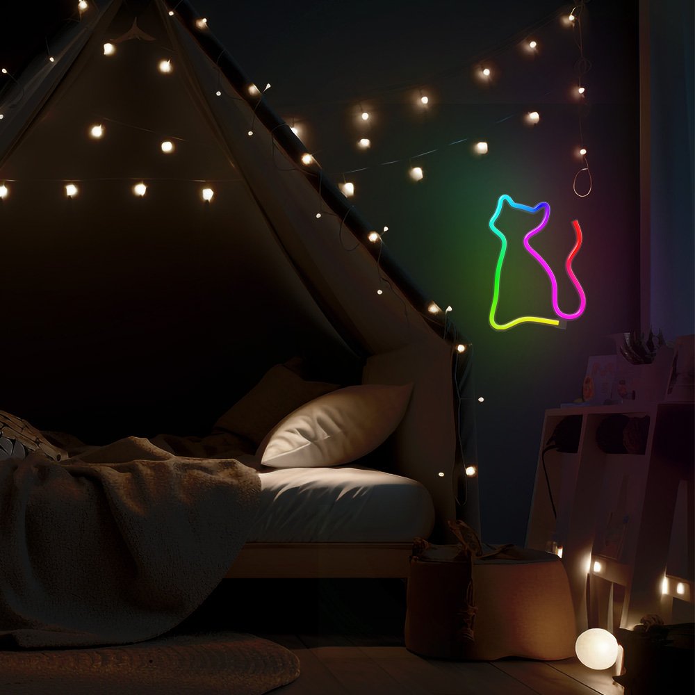 Forever Light gaisma Neon LED RGB CAT FLRN03 + RC Forever