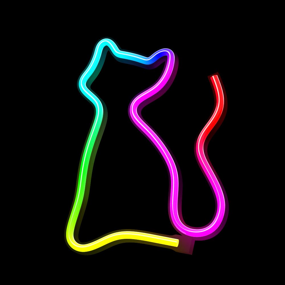 Forever Light gaisma Neon LED RGB CAT FLRN03 + RC Forever