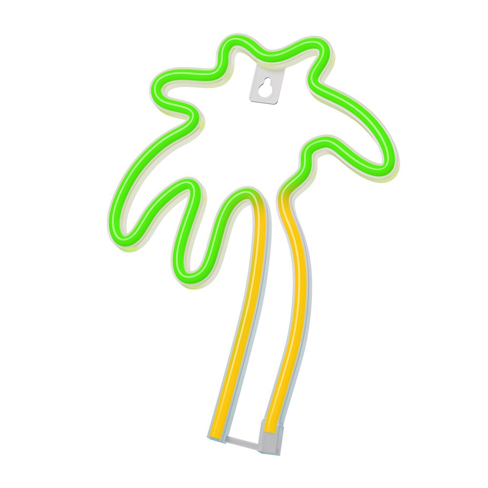 Neolia gaisma Neon LED Palm zaļš, oranžs NNE04