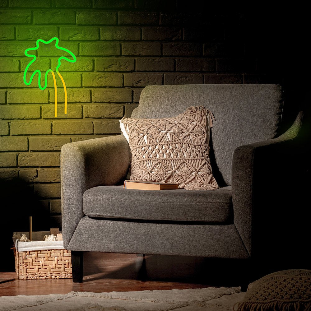 Neolia gaisma Neon LED Palm zaļš, oranžs NNE04