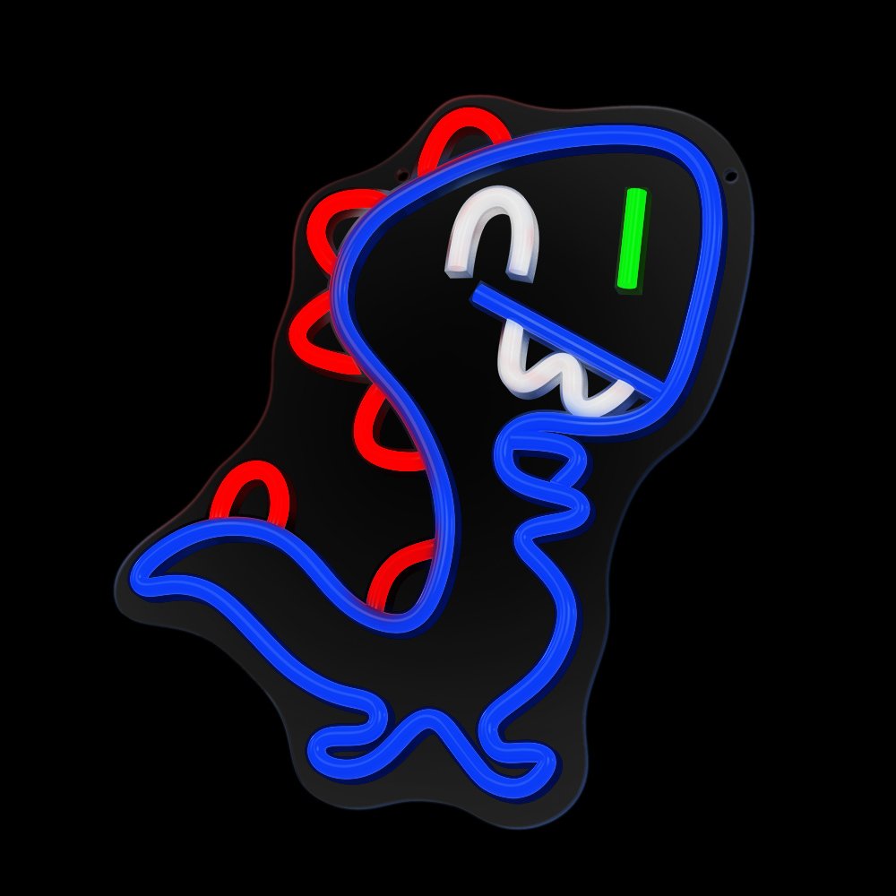 Neona LED JURASSIC BABY DINO zils FLNJ01 Forever Light