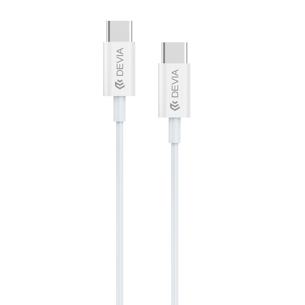Devia kabelis Smart EC042 PD USB-C - USB-C 60W 3A, balts