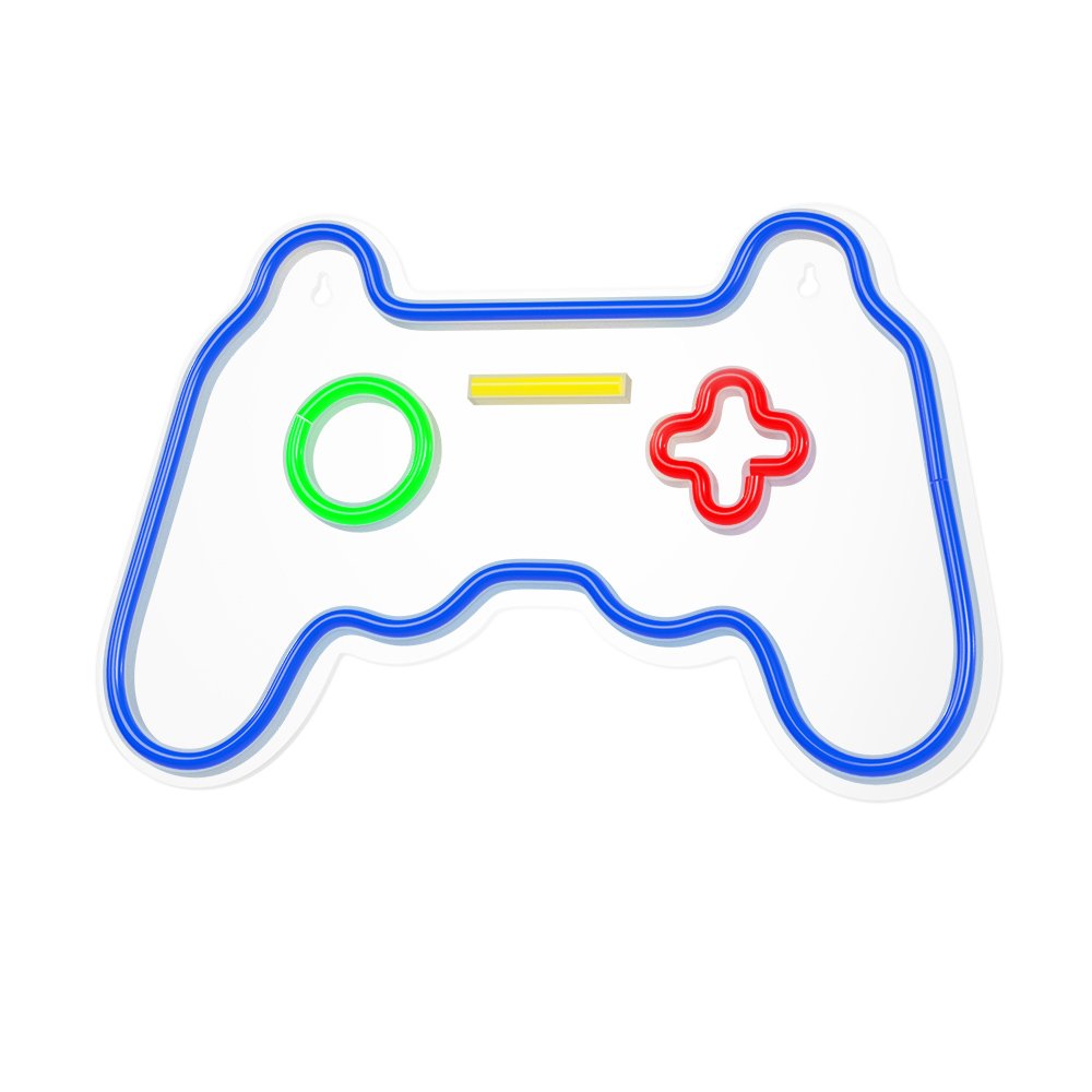 Forever Light gaisma Neon Plexi LED Gamepad daudzkrāsains FPNE03X Forever
