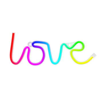 Forever Light gaisma Neon LED RGB Love FLRN01 + RC Forever