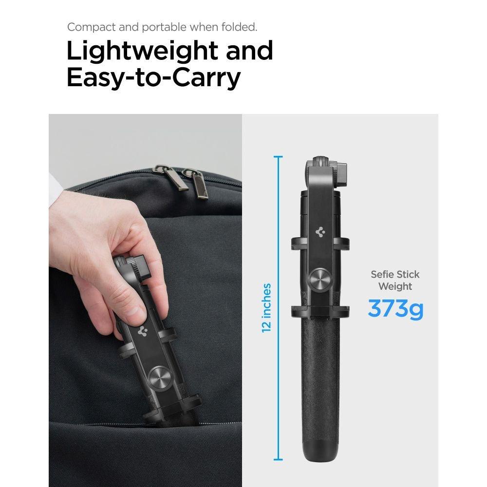 Spigen Bluetooth selfija kāts S560W trīskājis, melns