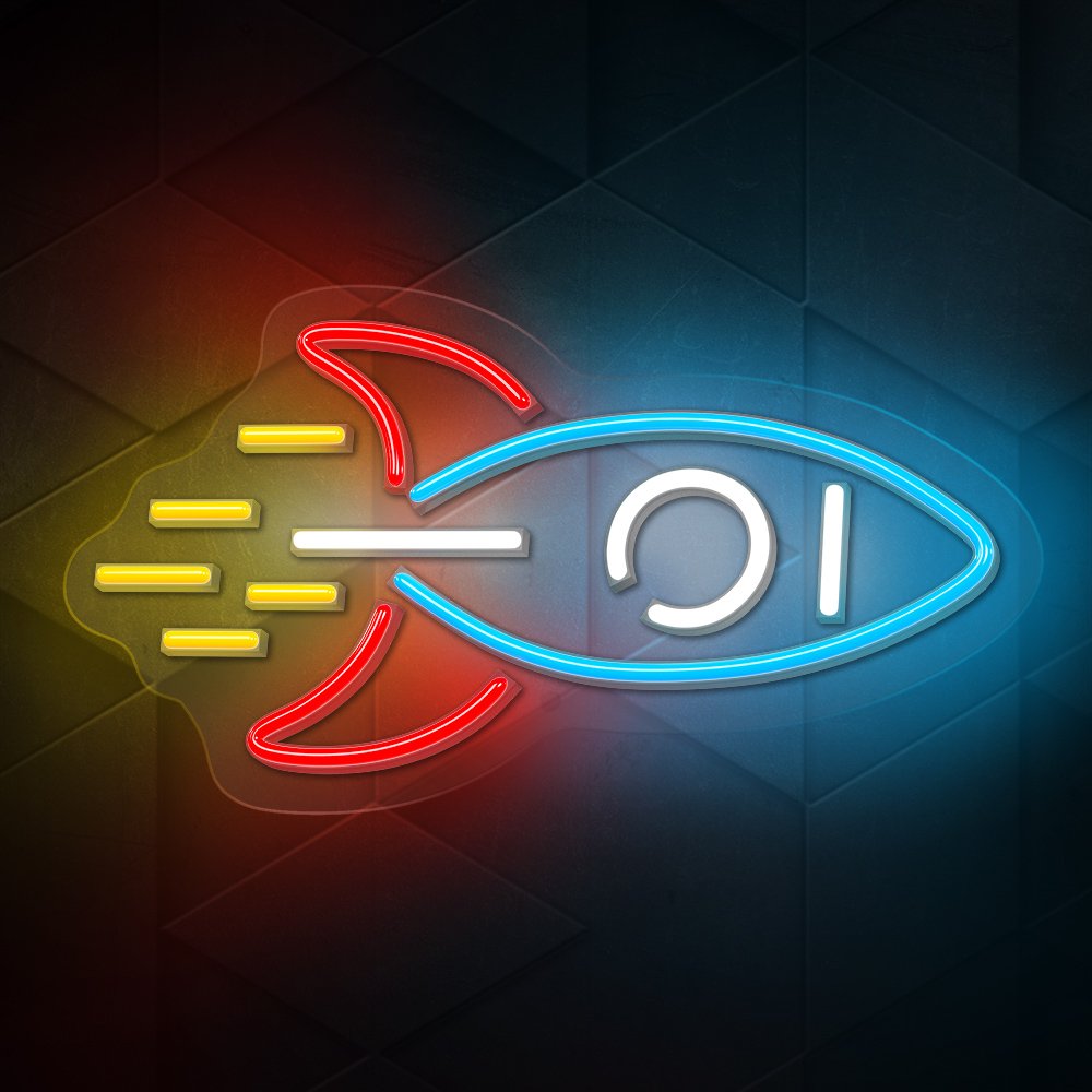 Neona LED ROCKET daudzkrāsains NNE18 Neolia
