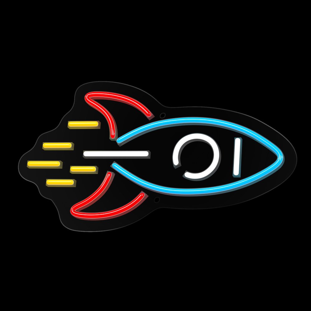 Neona LED ROCKET daudzkrāsains NNE18 Neolia