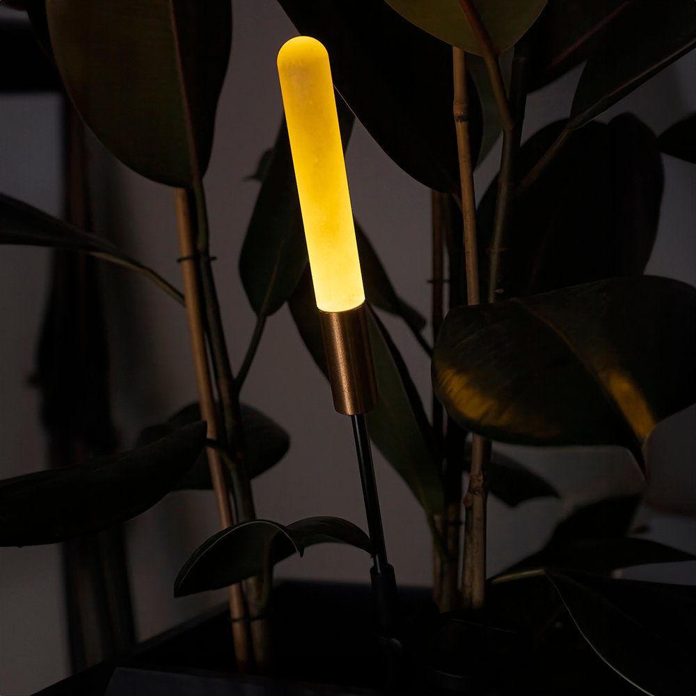 Forever Light ar saules uzlādi LED lampa SUNARI FLS-72 kristāla lampa apaļa 3000K 600mAh 0,72Wh Ni-MH