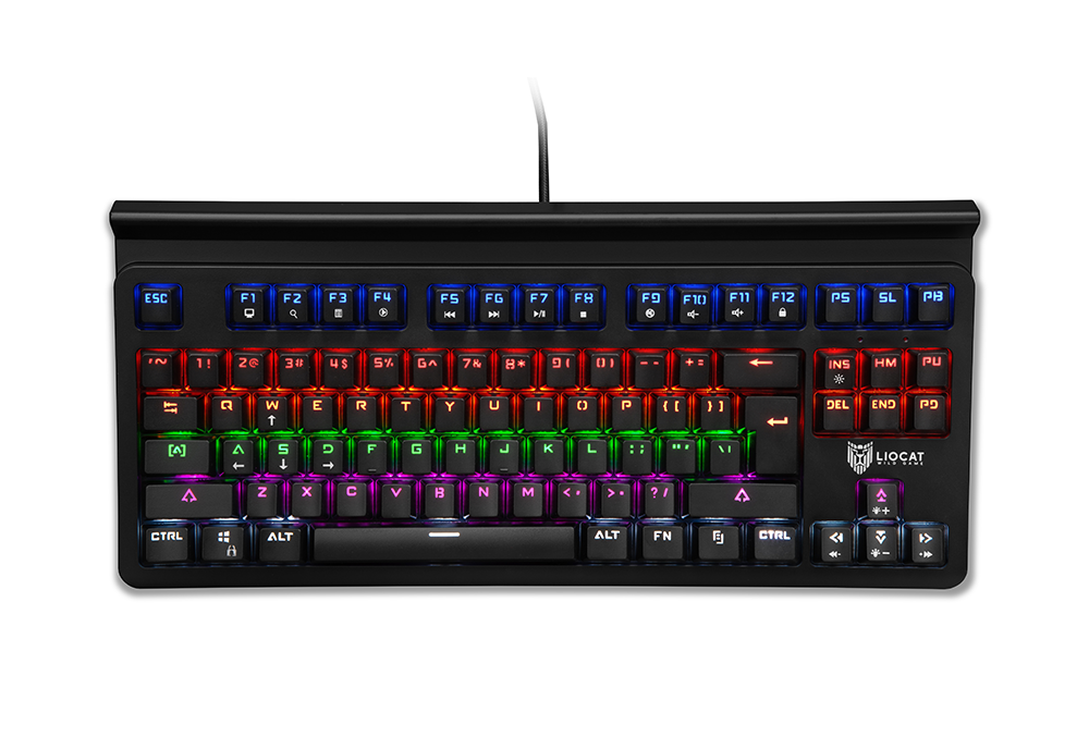 Liocat spēļu tastatūra KX 365+ C mehānisks qwerty, melna