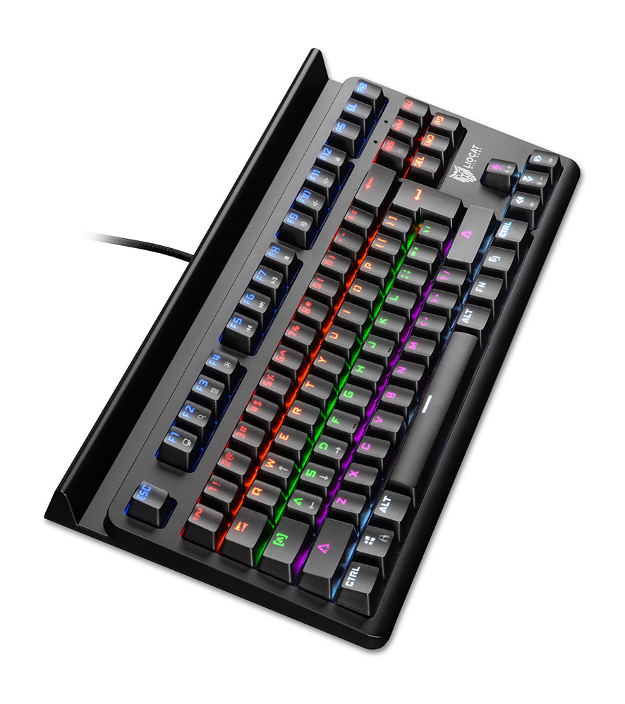 Liocat spēļu tastatūra KX 365+ C mehānisks qwerty, melna