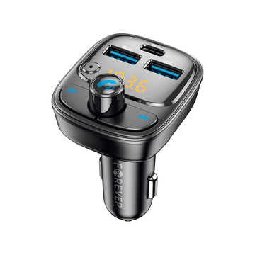 Forever FM raidītājs BT 2 x USB-A 1 x USB-C PD 30W TR-370 melns