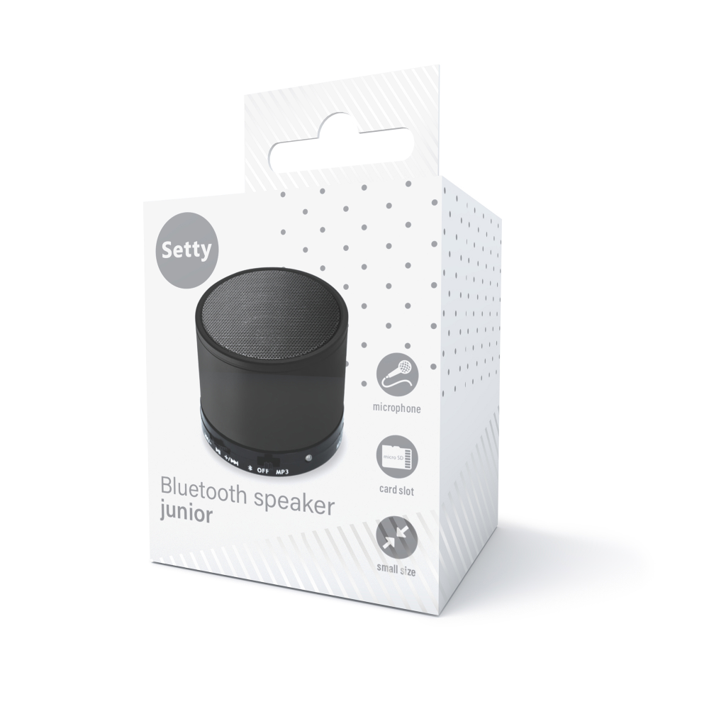 Setty Bluetooth skaļrunis Junior, melns