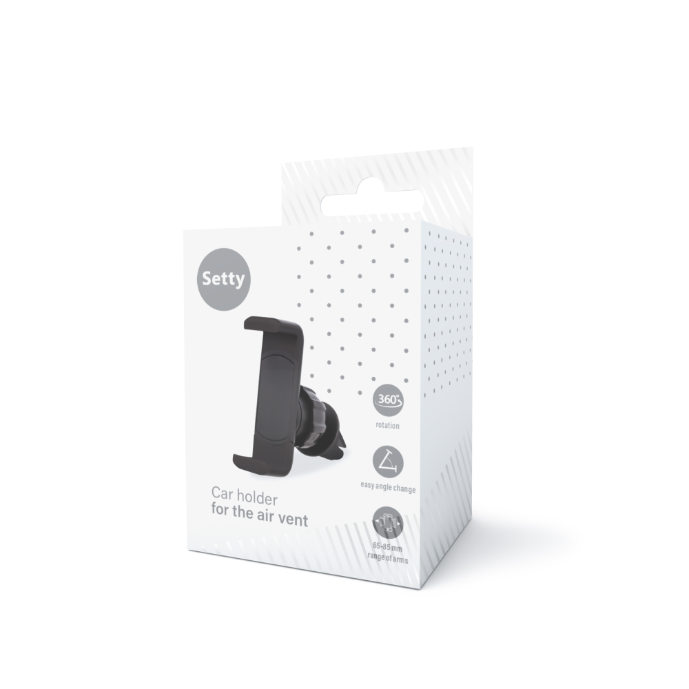 Setty auto turētājs ventilācijas restē US-01