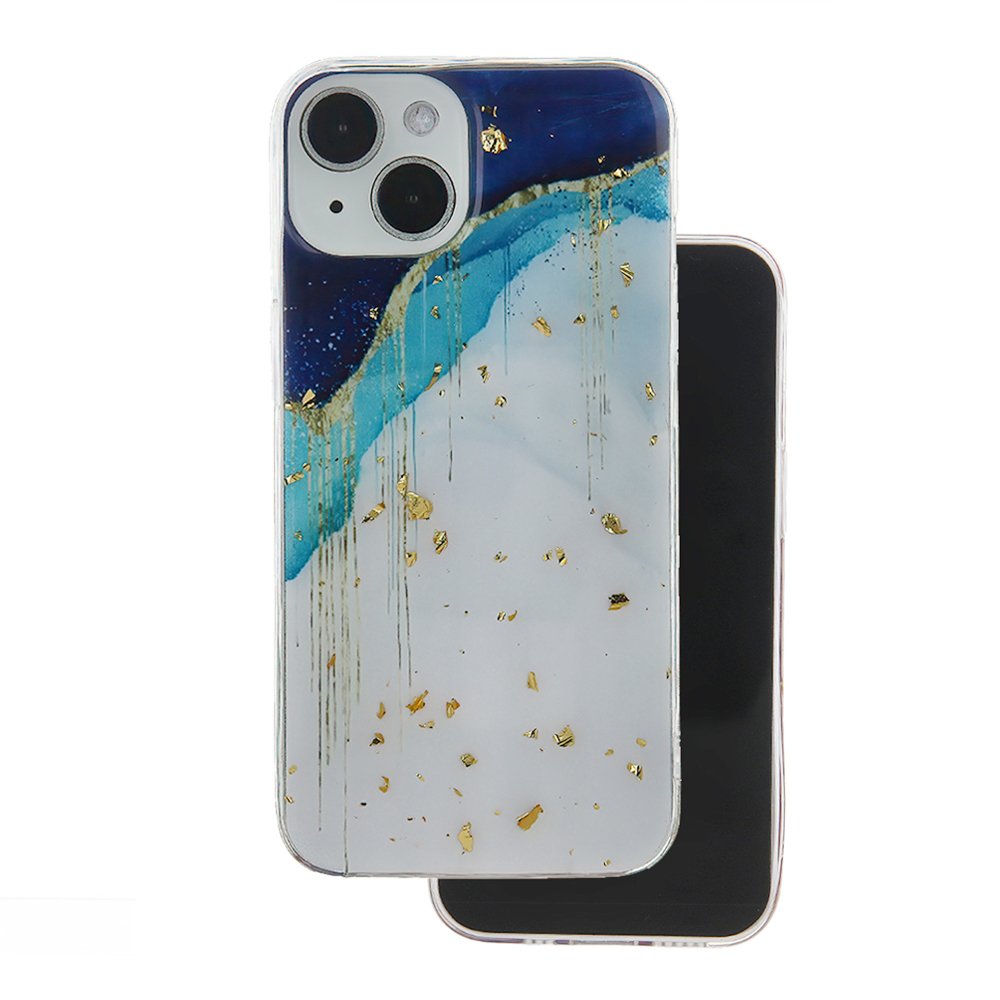 Gold Glam vāciņš iPhone 11 zils