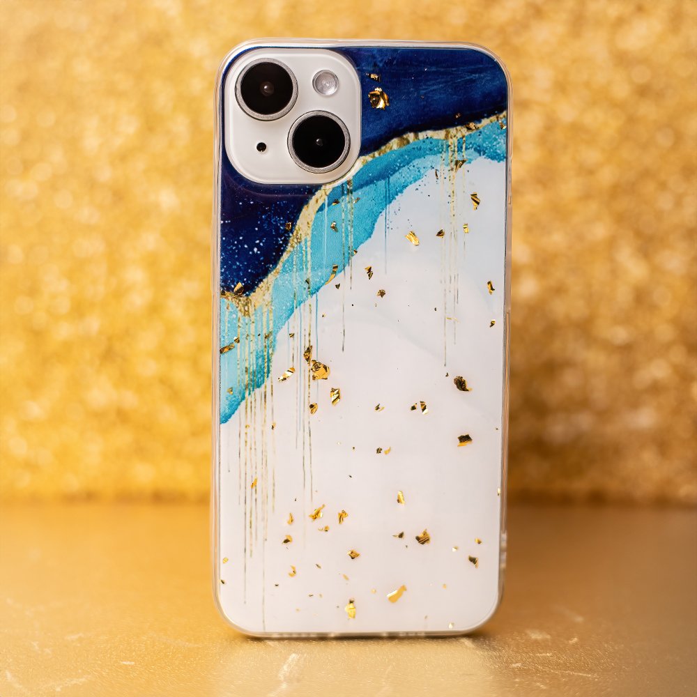 Gold Glam vāciņš iPhone 11 zils