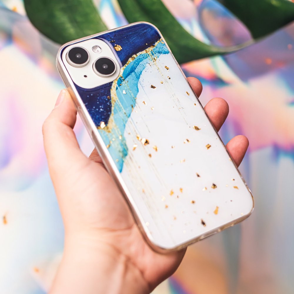 Gold Glam vāciņš iPhone 11 zils