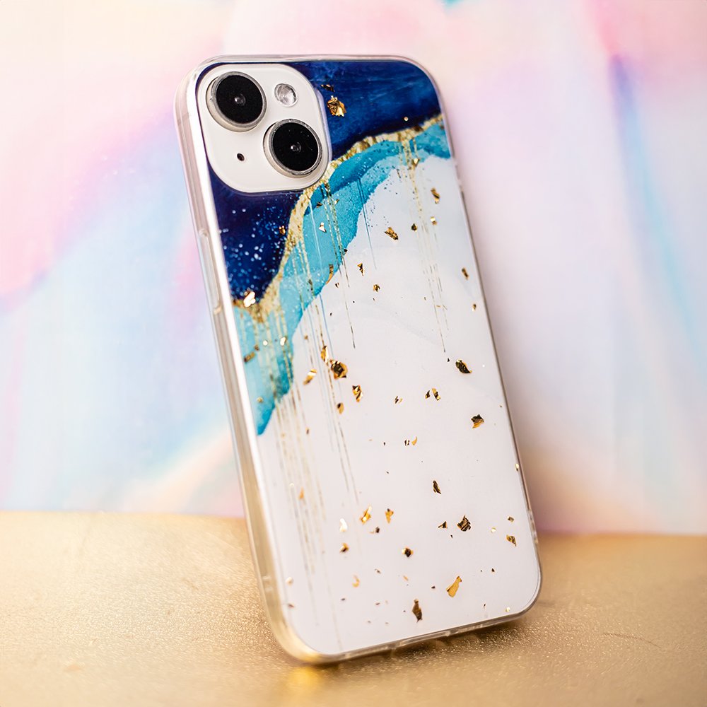 Gold Glam vāciņš iPhone 11 zils