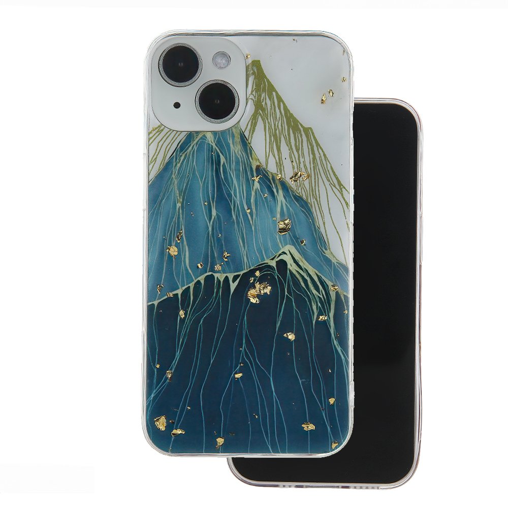 Gold Glam vāciņš iPhone 11 mountain