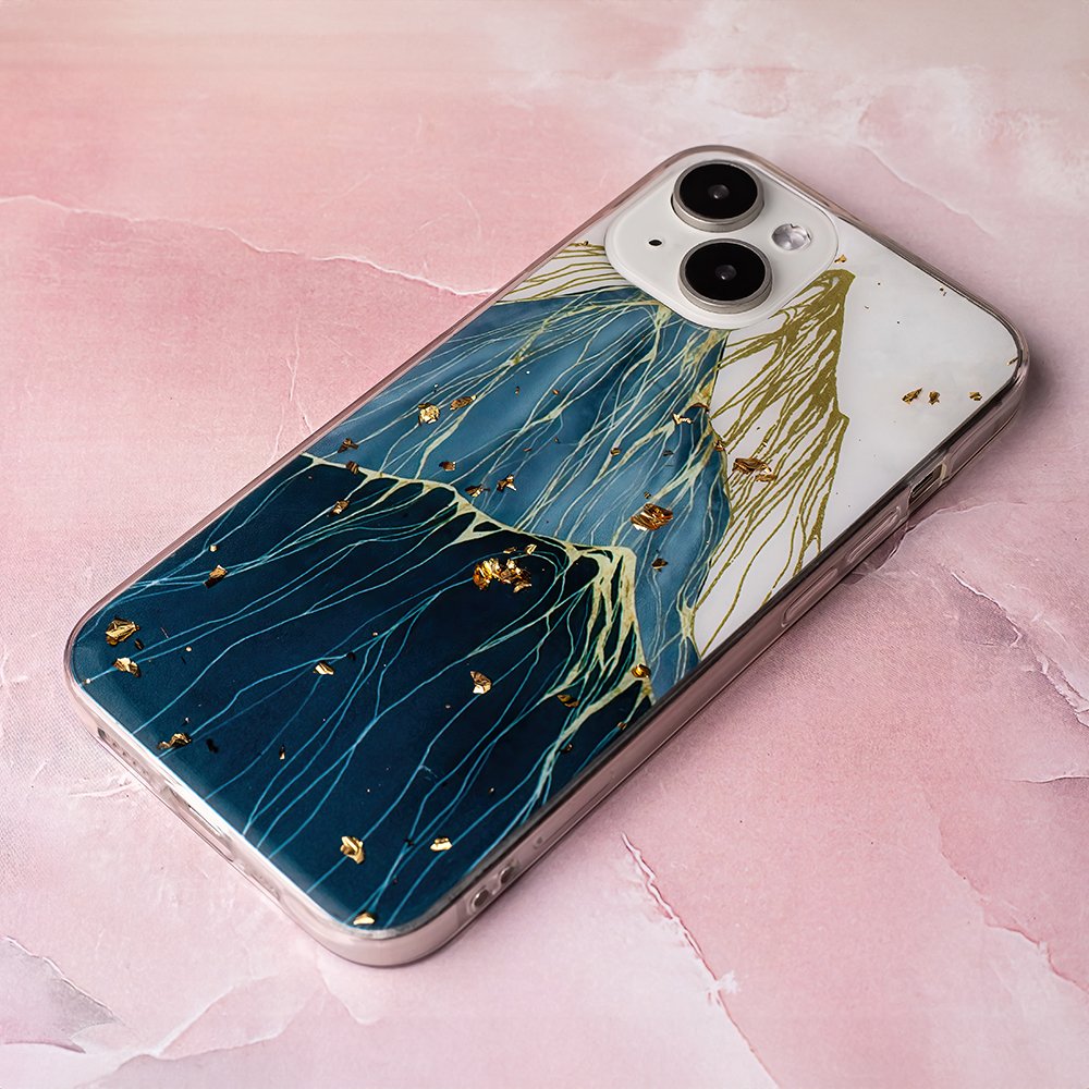 Gold Glam vāciņš iPhone 15 6,1" mountain