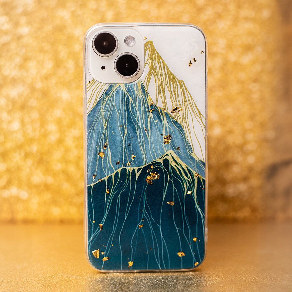Gold Glam vāciņš iPhone 11 mountain