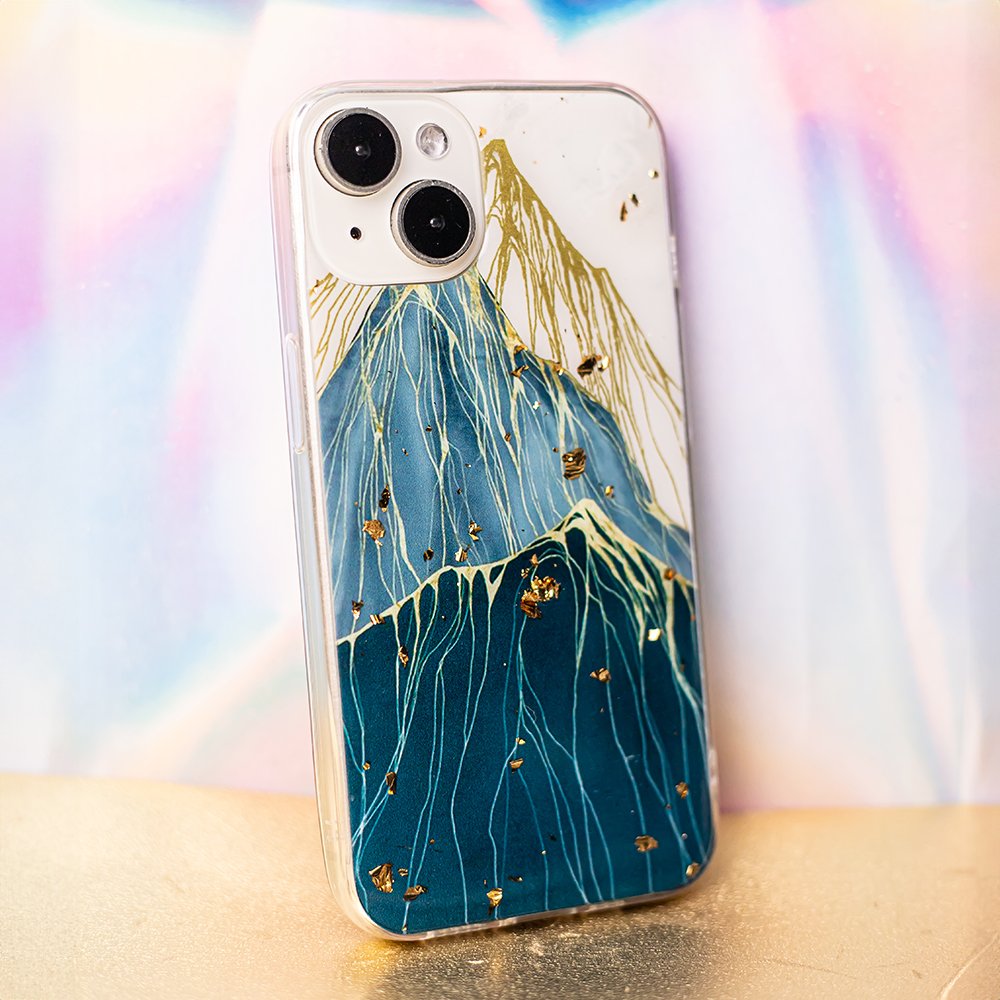 Gold Glam vāciņš iPhone 11 mountain