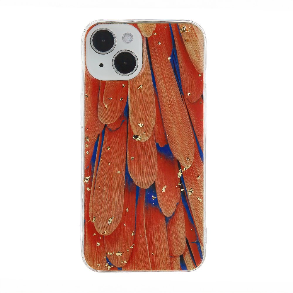 Gold Glam vāciņš Samsung Galaxy A34 5G, oranžs