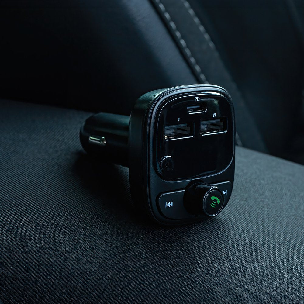 Forever FM raidītājs BT 2 x USB-A 1 x USB-C PD 30W TR-370 melns