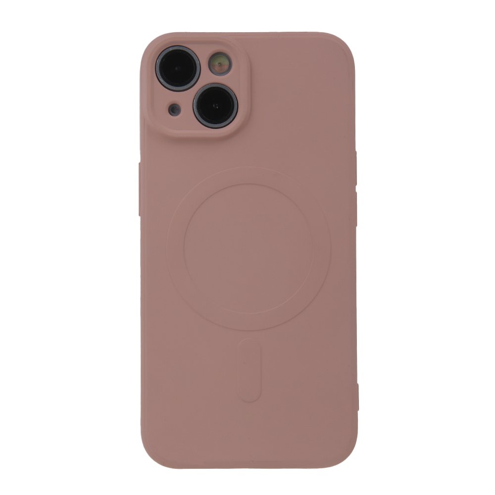Simple Color Mag apvalks Samsung Galaxy A17 4G / A17 5G / A18 5G, rozā krāsā