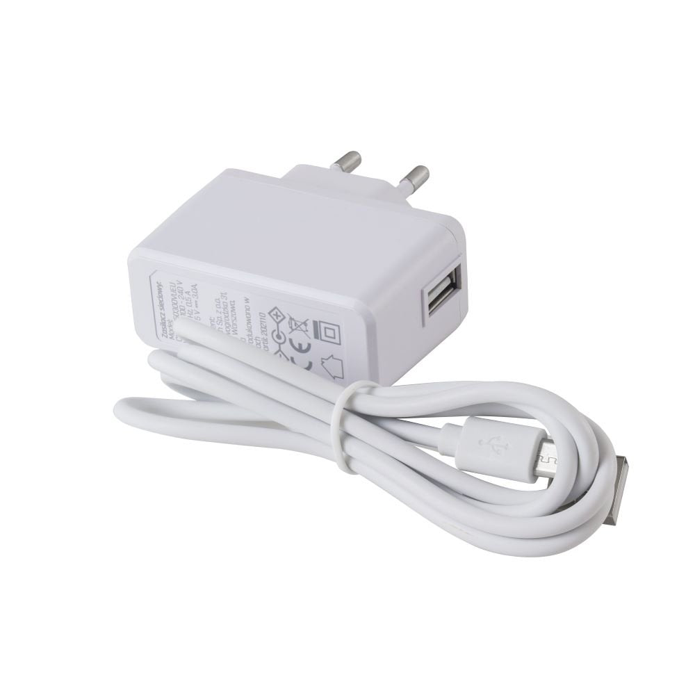 Huslog lampa ar bezvadu lādēšanu, balta OW-390202
