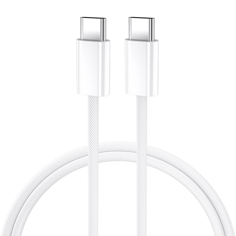 BWOO kabelis USB-C - USB-C 1m 60W iPhone 15 BO-X284, balts