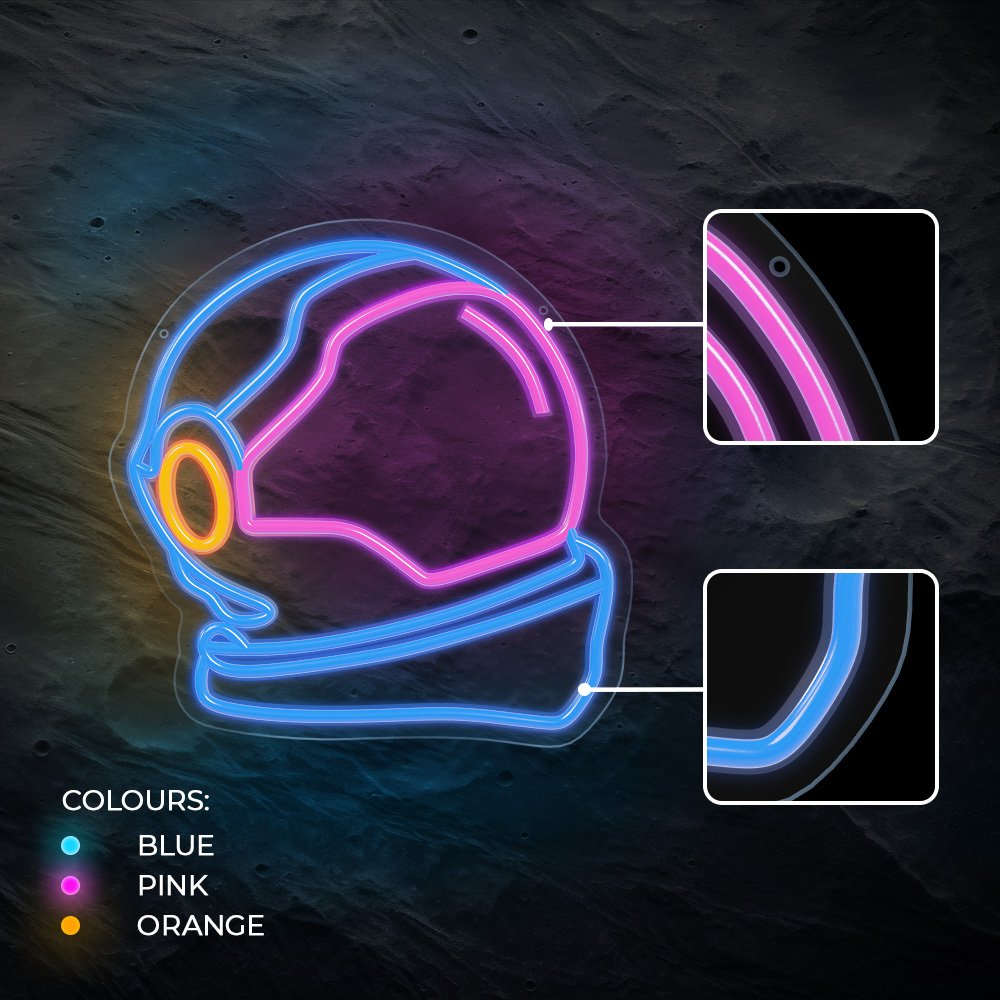 Forever Light gaisma Neon Plexi LED Astronaut daudzkrāsains FPNE22 Forever