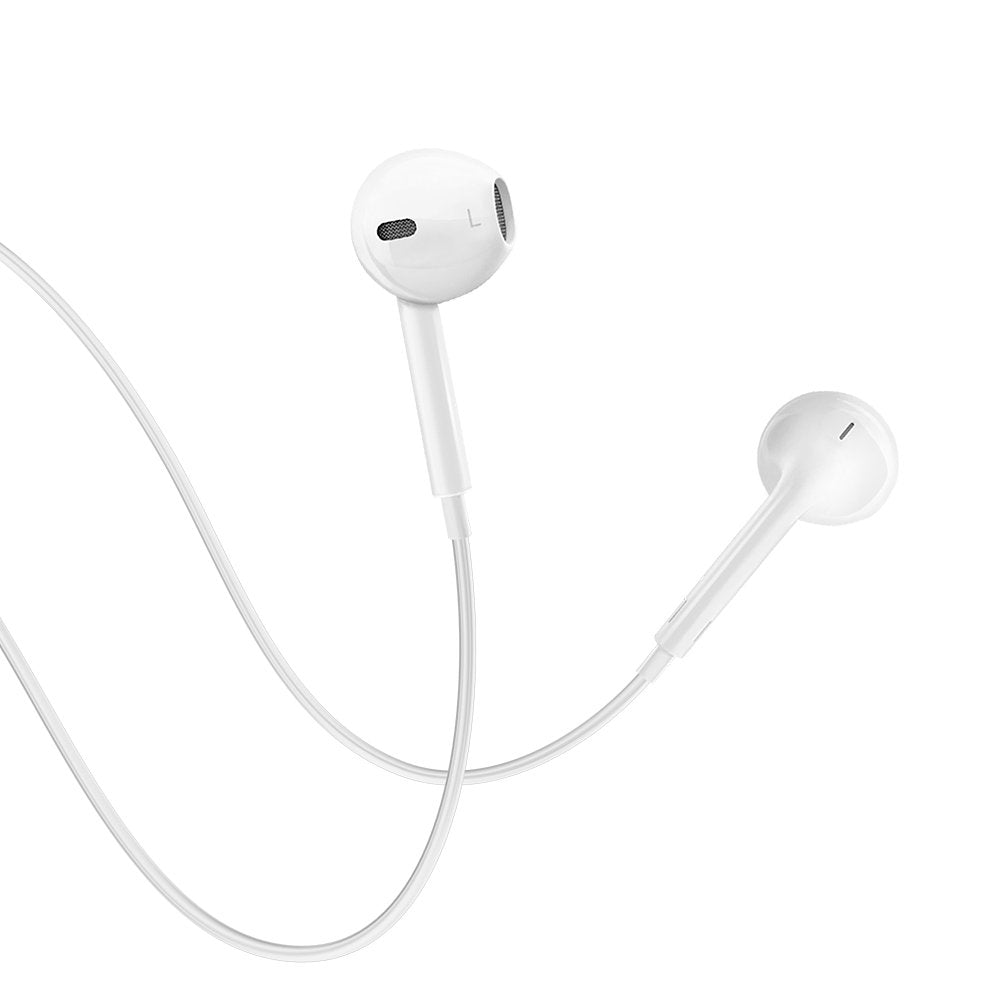 BWOO vadu austiņas 3.5mm stereo, baltas