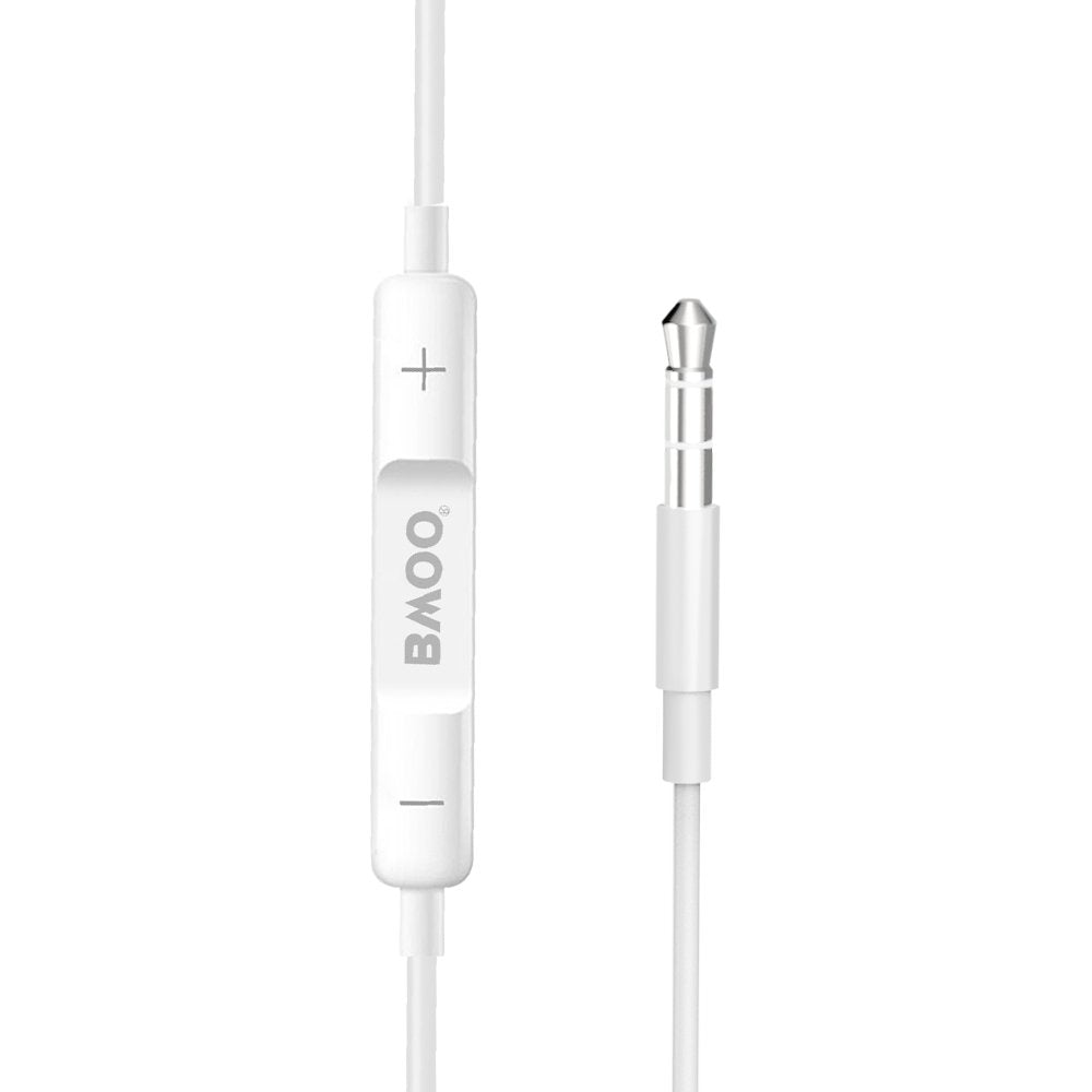 BWOO vadu austiņas 3.5mm stereo, baltas